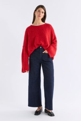 Elk Agna Sweater | Flame Red