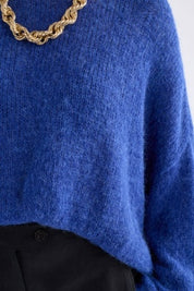 Elk Agna Sweater | Deep Cobalt