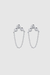 Zafino Tia Studs | Silver