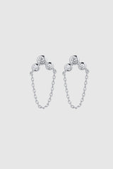 Zafino Tia Studs | Silver