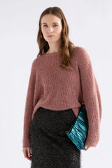 Elk Agna Pattern Sweater | Rosewood