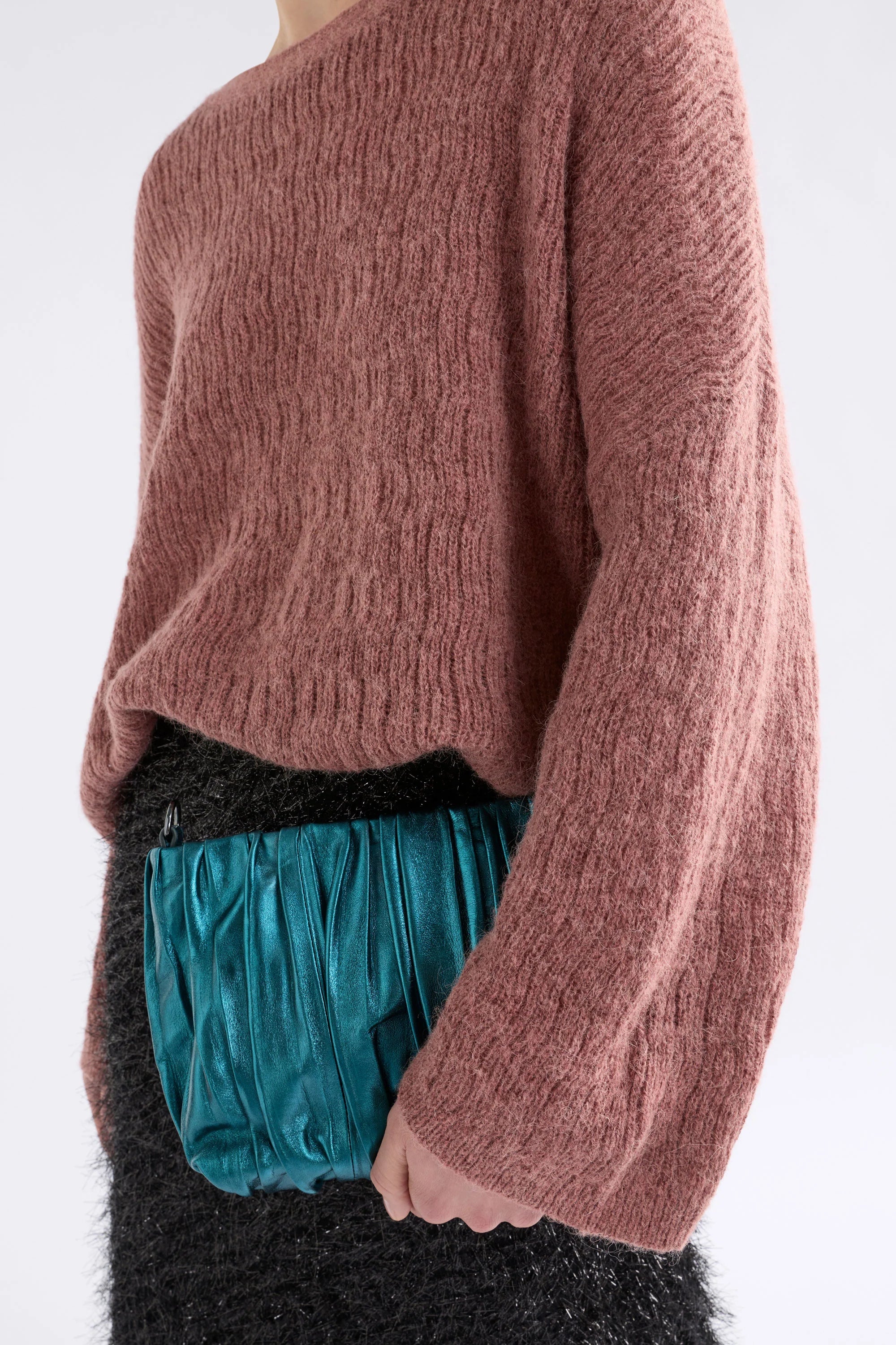 Elk Agna Pattern Sweater | Rosewood