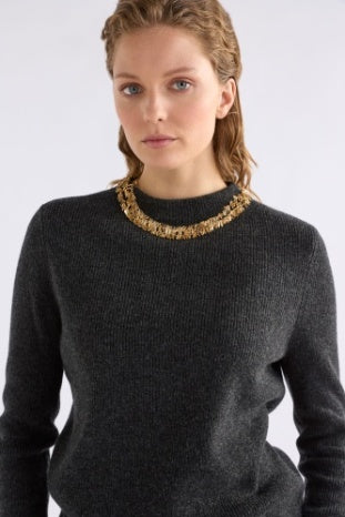 Elk Nevis Sweater | Charcoal