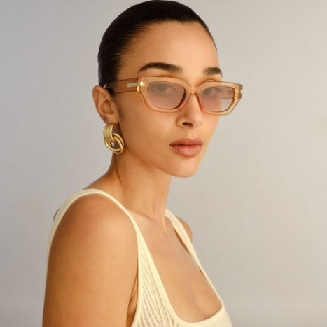 Le Specs Cubito Sunglasses | Sand