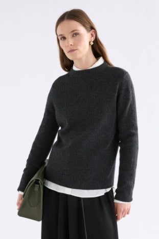Elk Nevis Sweater | Charcoal