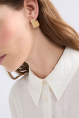 Elk Delta Hoop Earring | Gold