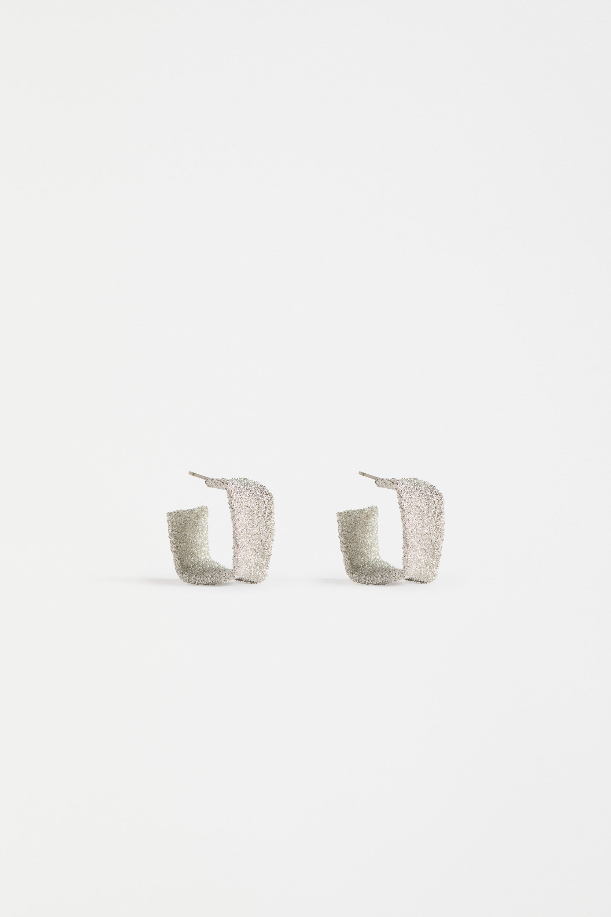 Elk Delta Hoop Earring | Silver