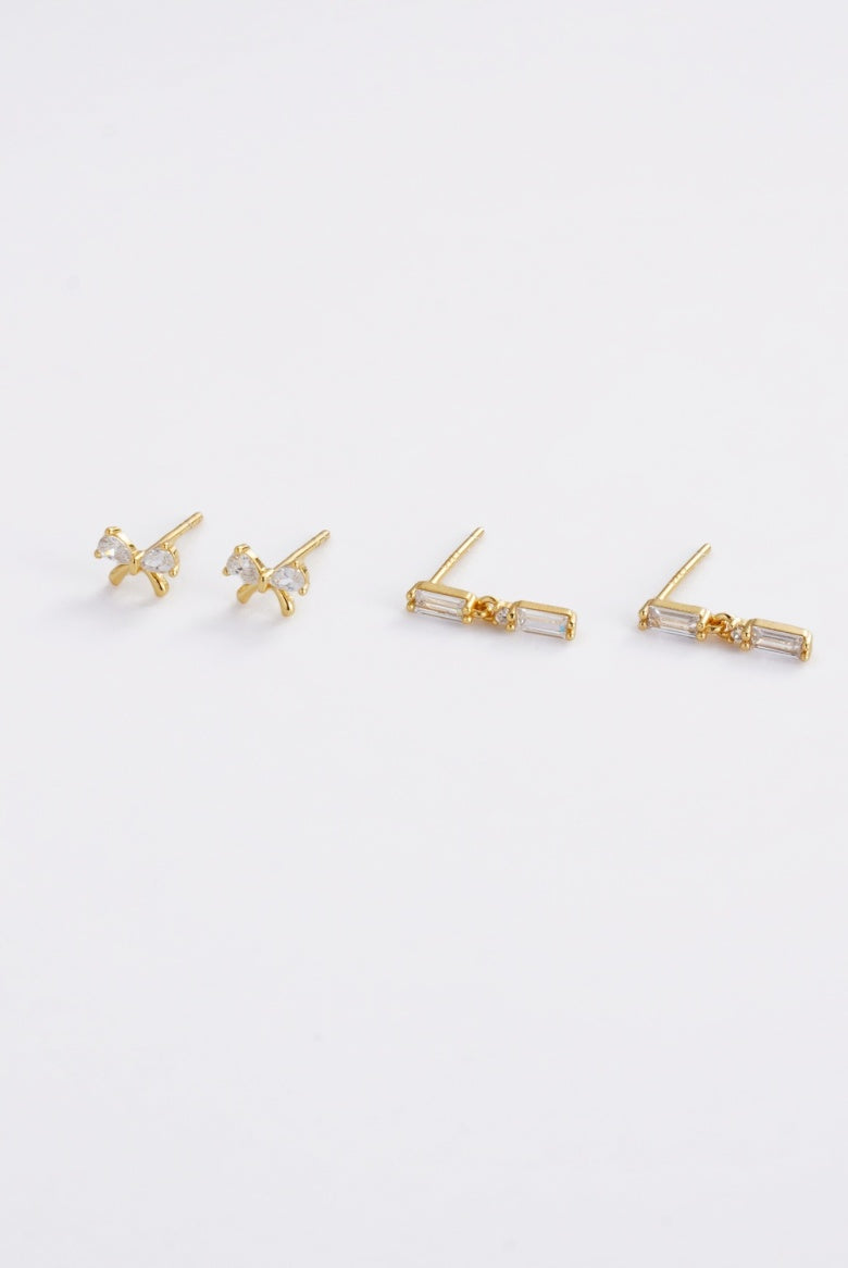 Zafino Riley Tammy Stud Set | Gold