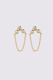 Zafino Tia Studs | Gold