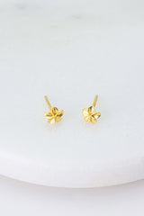 Zafino Flower Stud | Gold
