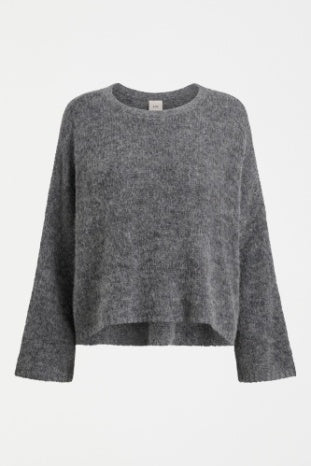 Elk Agna Sweater | Grey Marle