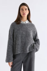 Elk Agna Sweater | Grey Marle