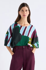 Elk Kobii Top | Stribe Print