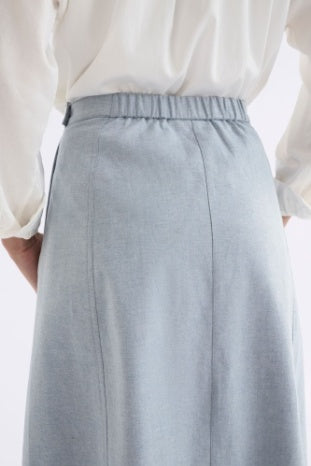 Elk Hanning Skirt | Light Wash