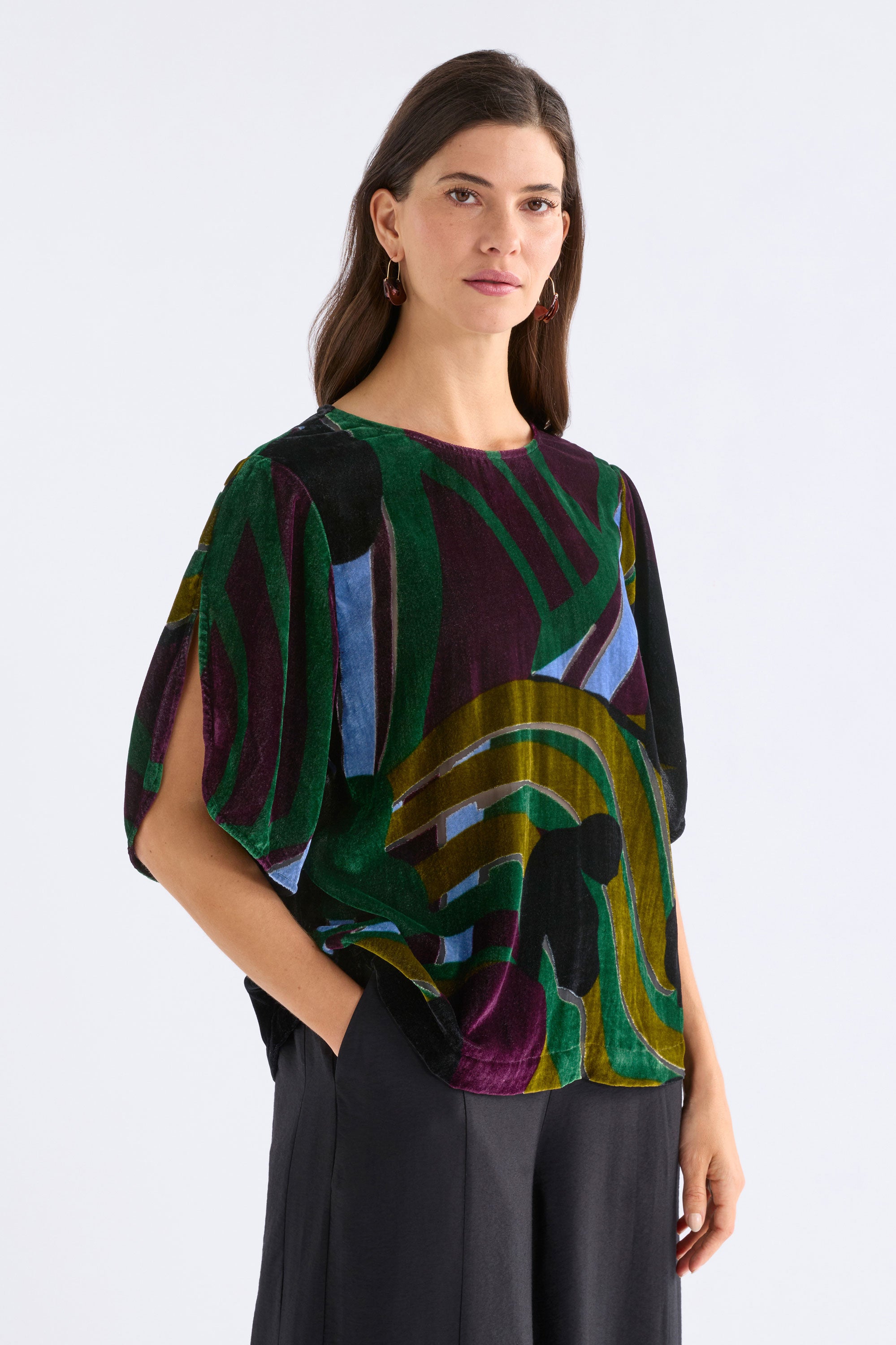 Elk Reihen Top | Stribe Burnout