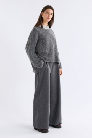 Elk Agna Sweater | Grey Marle
