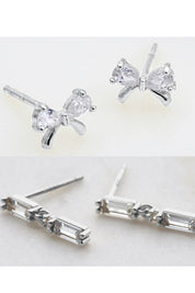 Zafino Riley Tammy Stud Set | Silver