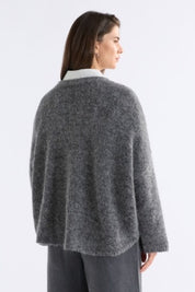 Elk Agna Sweater | Grey Marle