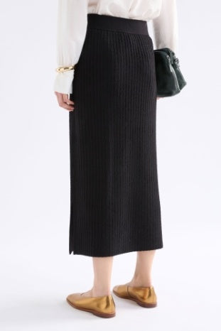 Elk Beim Knit Skirt | Black