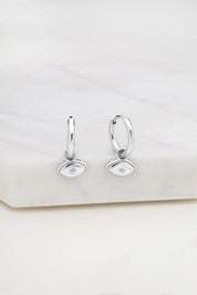 Zafino Evil Eye Earring | Silver