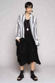 Dogstar Celi Shirt | Grey Stripe