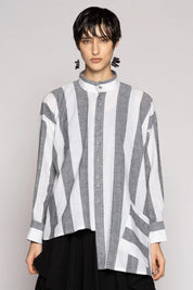 Dogstar Celi Shirt | Grey Stripe