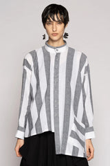 Dogstar Celi Shirt | Grey Stripe