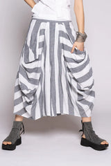 Dogstar Celi Pants | Grey Stripe