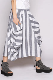 Dogstar Celi Pants | Grey Stripe