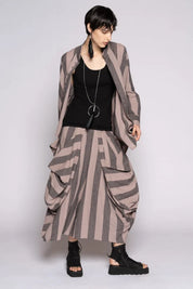 Dogstar Celi Shirt | Taupe Stripe