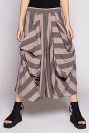 Dogstar Celi Pants | Taupe Stripe