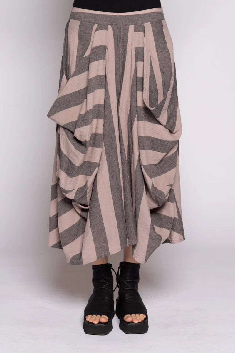 Dogstar Celi Pants | Taupe Stripe