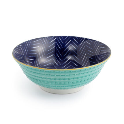 Mikasa Ramen Bowl 21cm | Indigo Chevron