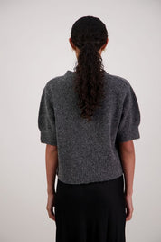 Briarwood Fancy Cardigan | Charcoal