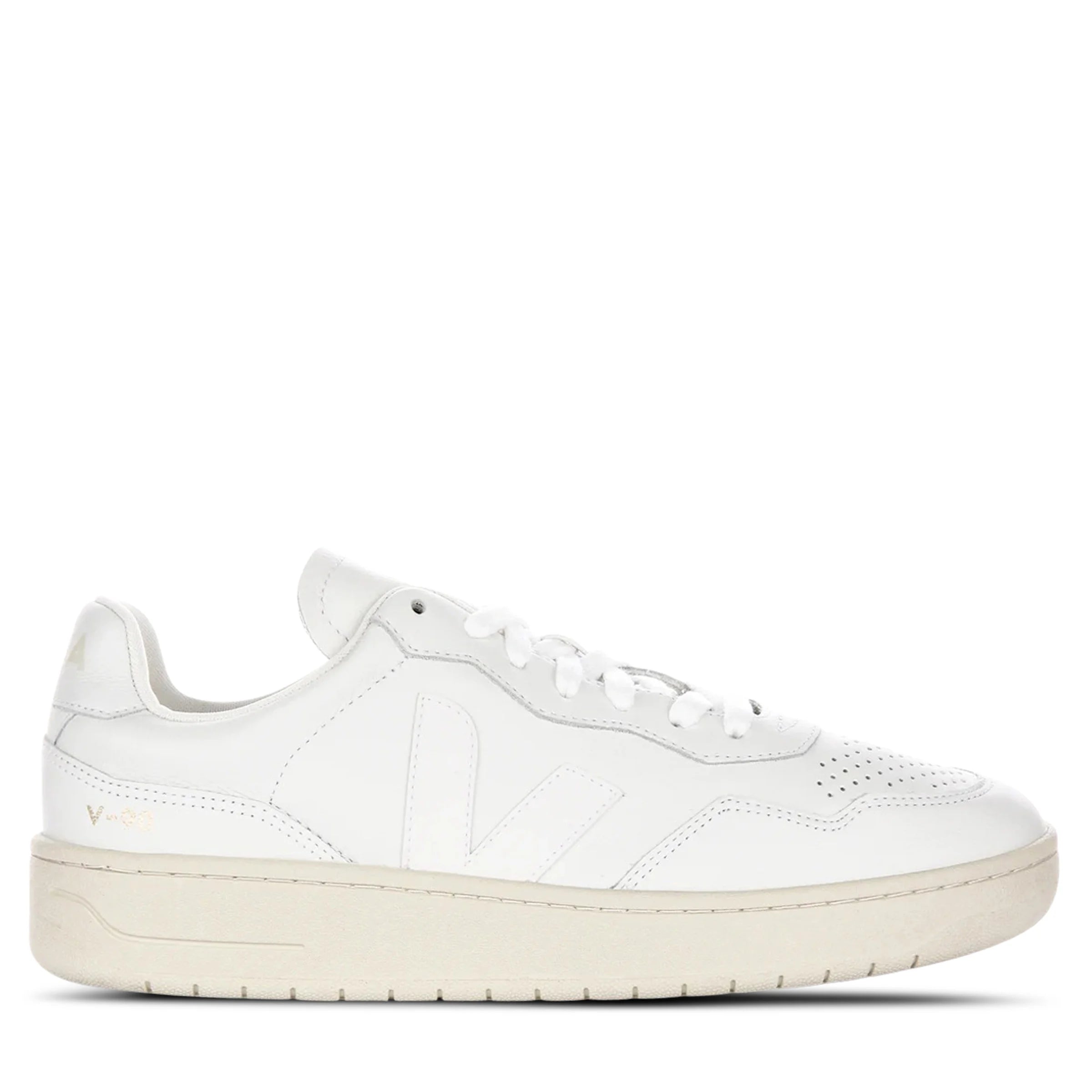 Veja V-90 Leather Sneaker | Extra White