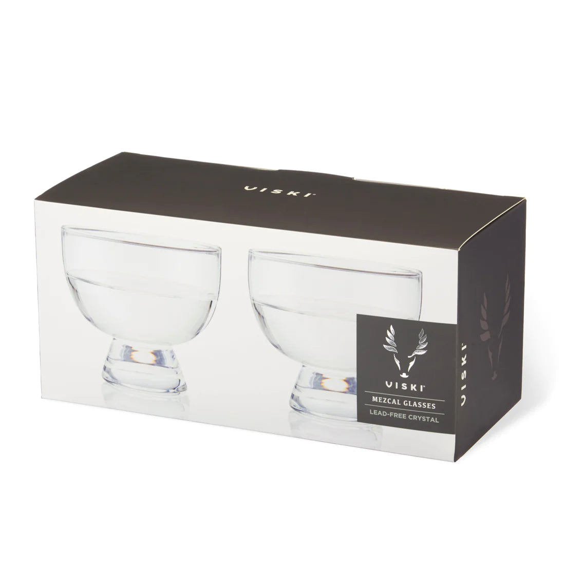 Viski Crystal Mezcal Glasses Set/2