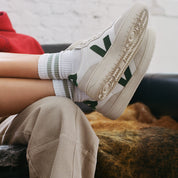 Veja  V-90 Leather Sneaker | Extra White Cyprus