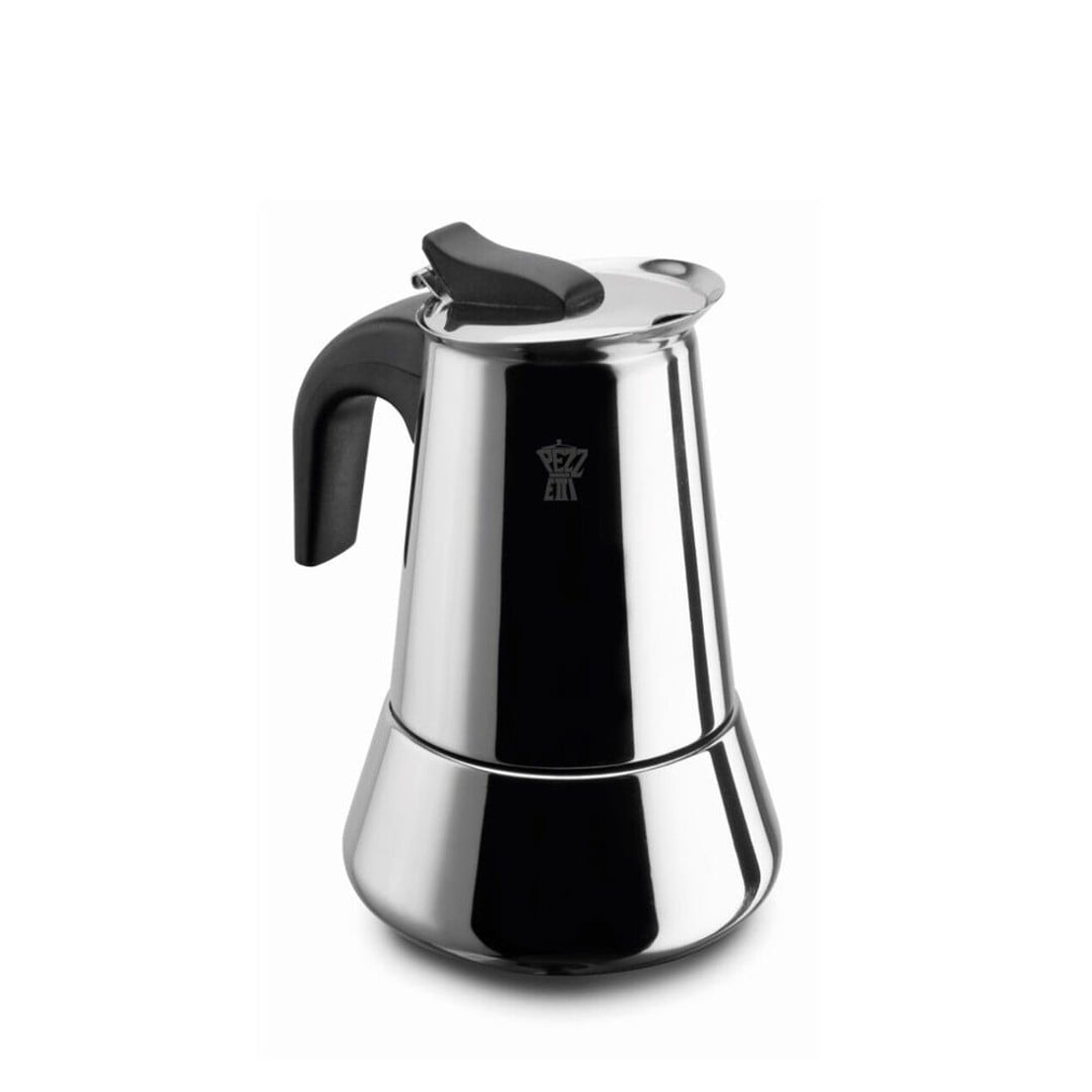 Pezzetti Stainless Steel Stovetop Espresso Coffee Maker | Stainless