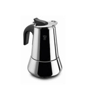 Pezzetti Stainless Steel Stovetop Espresso Coffee Maker | Stainless