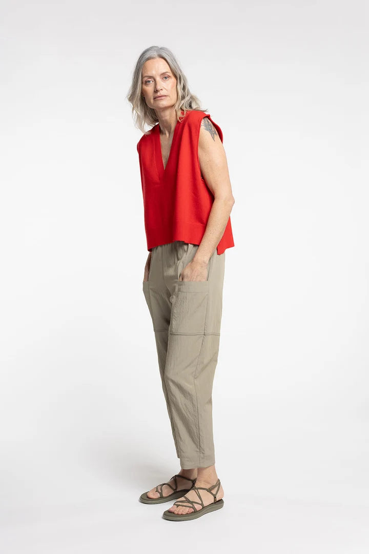 New Lands Excellent Trouser | Taupe