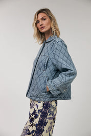 Lollys Laundry Viola Jacket | Washed Denim