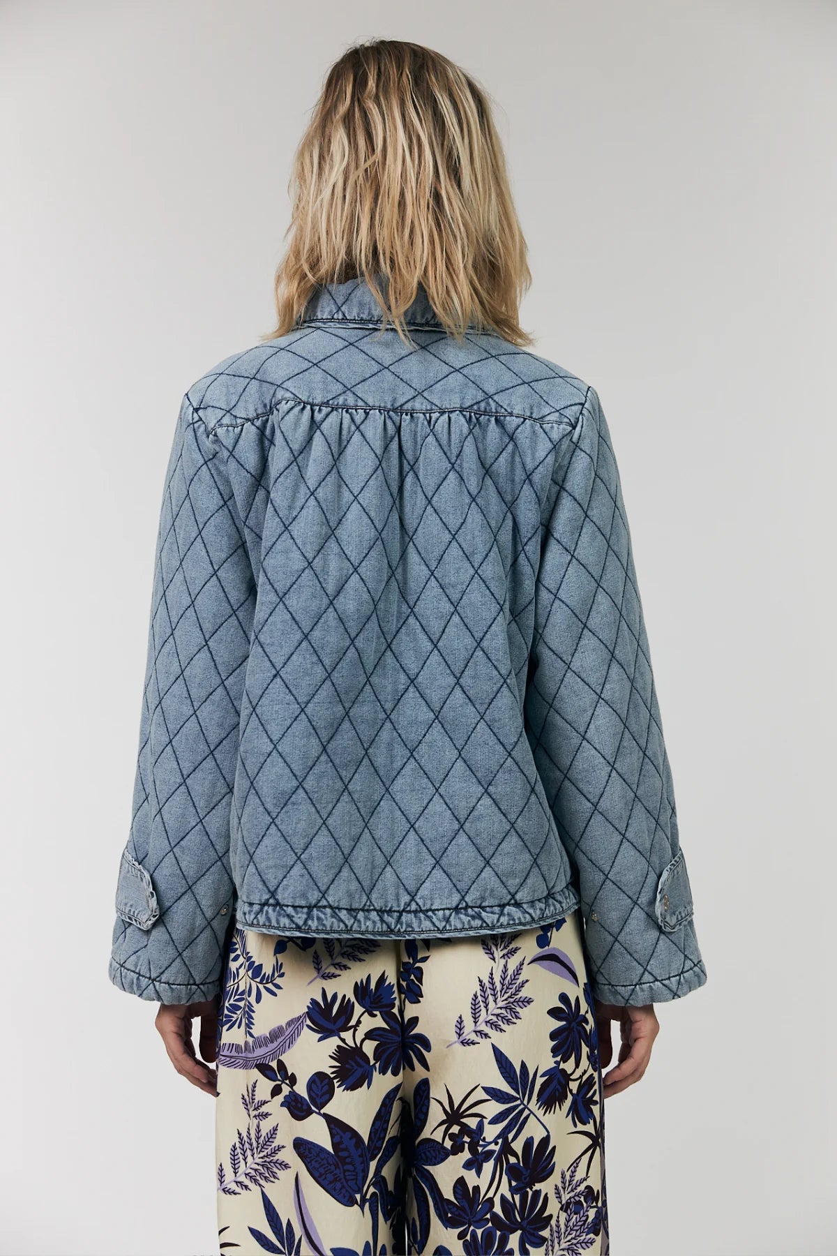 Lollys Laundry Viola Jacket | Washed Denim