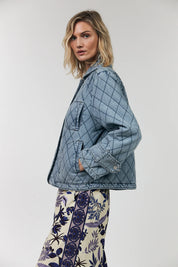 Lollys Laundry Viola Jacket | Washed Denim