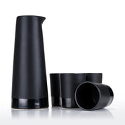 Stoneware Sake Set | Black