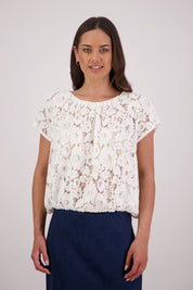 Briarwood Scarlett Top | White