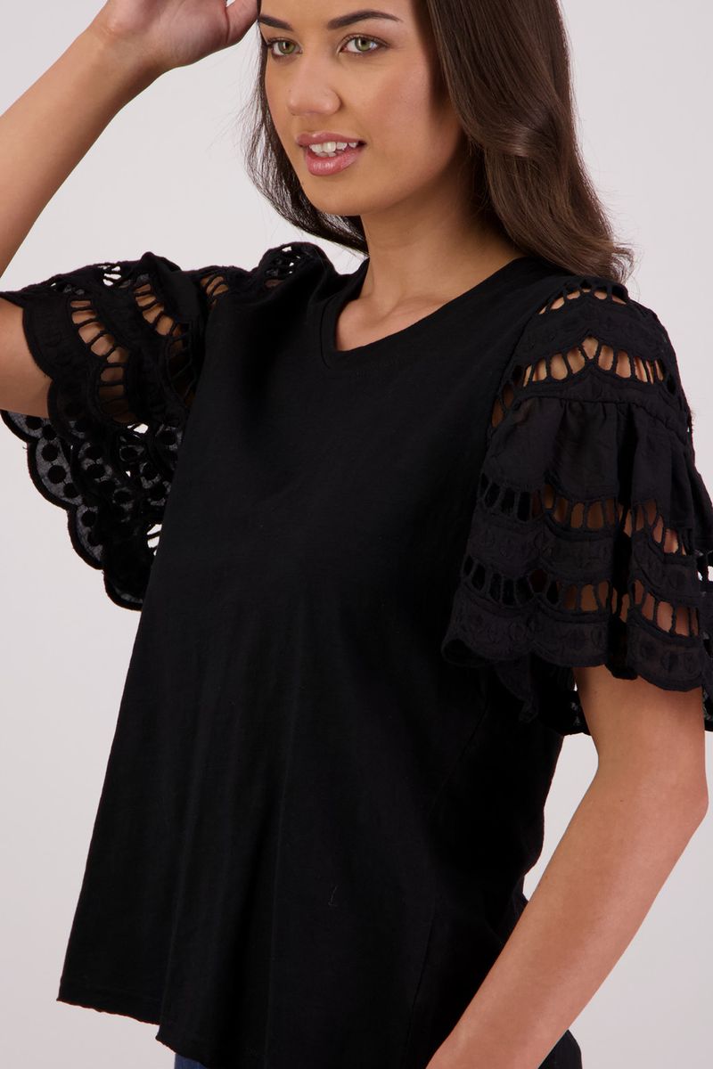 Briarwood Tex Top | Black