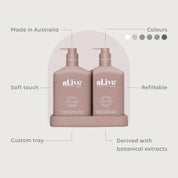 Al.Ive Wash & Lotion Duo | Raspberry Blossom & Juniper