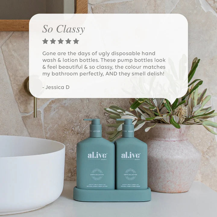 Al.Ive Wash & Lotion Duo | Kaffir Lime & Green Tea