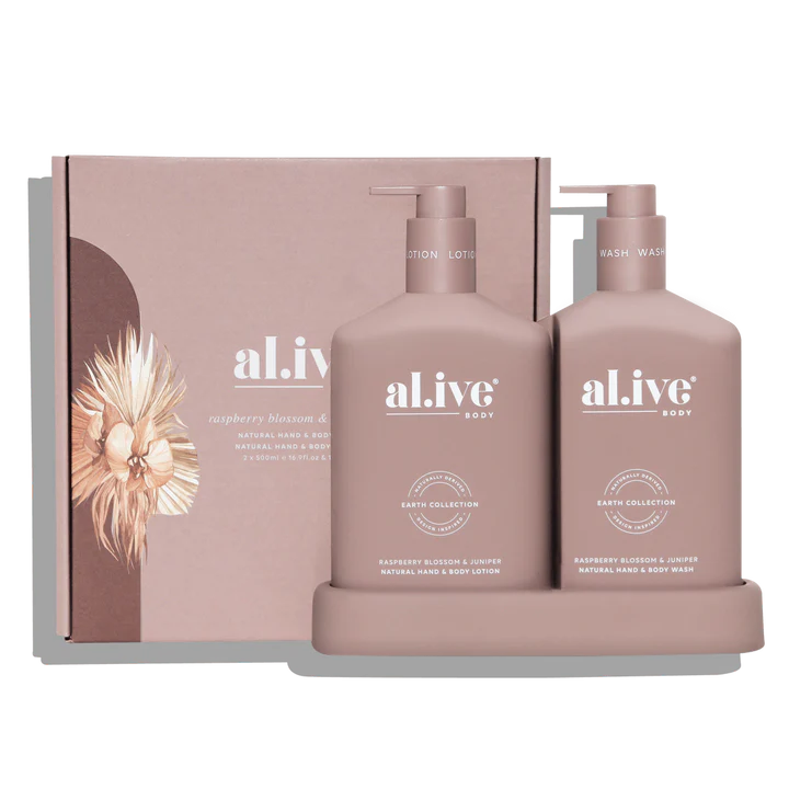 Al.Ive Wash & Lotion Duo | Raspberry Blossom & Juniper