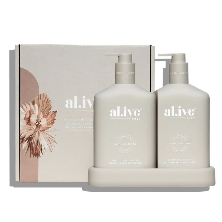 Al.Ive Wash & Lotion Duo | Sea Cotton & Coconut